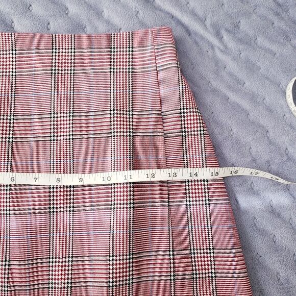 John Galt Red Plaid Mini Skirt size XS - Picture 8 of 12